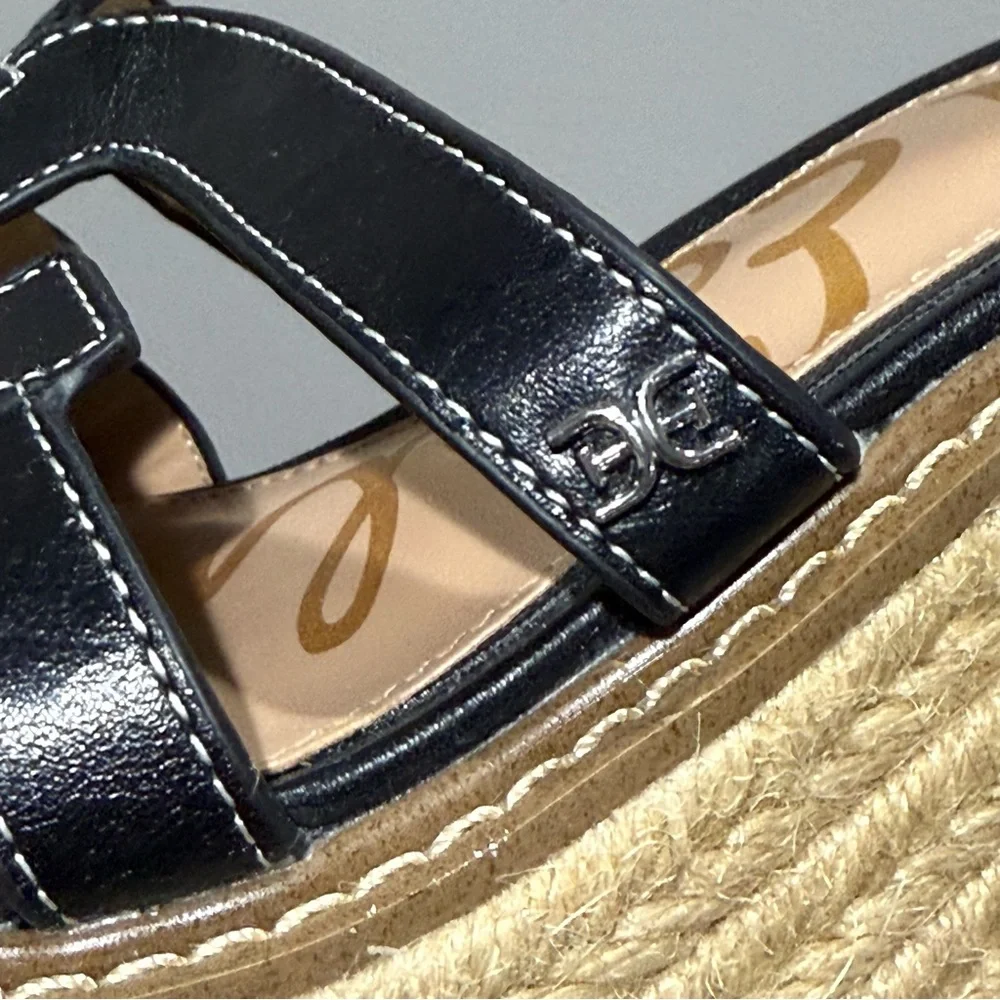 Sam Edelman Laine Espadrille Platform‎ Wedge Sandals Size 8.5 B101